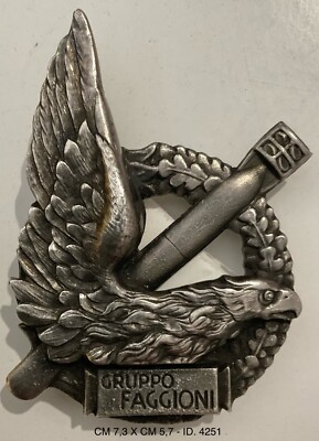 RSI GROUP TORPEDOES FAGGIONI REPUBLICAN AIR FORCE BADGE