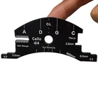 4/4 Cello Bridges Multifunctional Mold Template String Spacing Bridge Feet Gauge