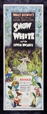 SNOW WHITE AND THE 7 SEVEN DWARFS ✯ CineMasterpieces MOVIE POSTER DISNEY 1937