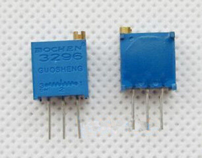 10pcs 3296W Variable Resistor Trimmer multi-turn adjustable potentiomete