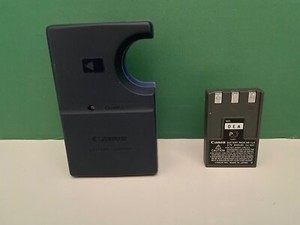 Genuine Canon OEM Battery Wall Charger CB-2LS + Li-on NB-1LH Pack