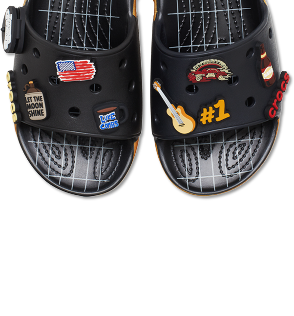 Luke Combs x Crocs Classic Bootlegger Slides (SAME DAY FREE  display picture 1