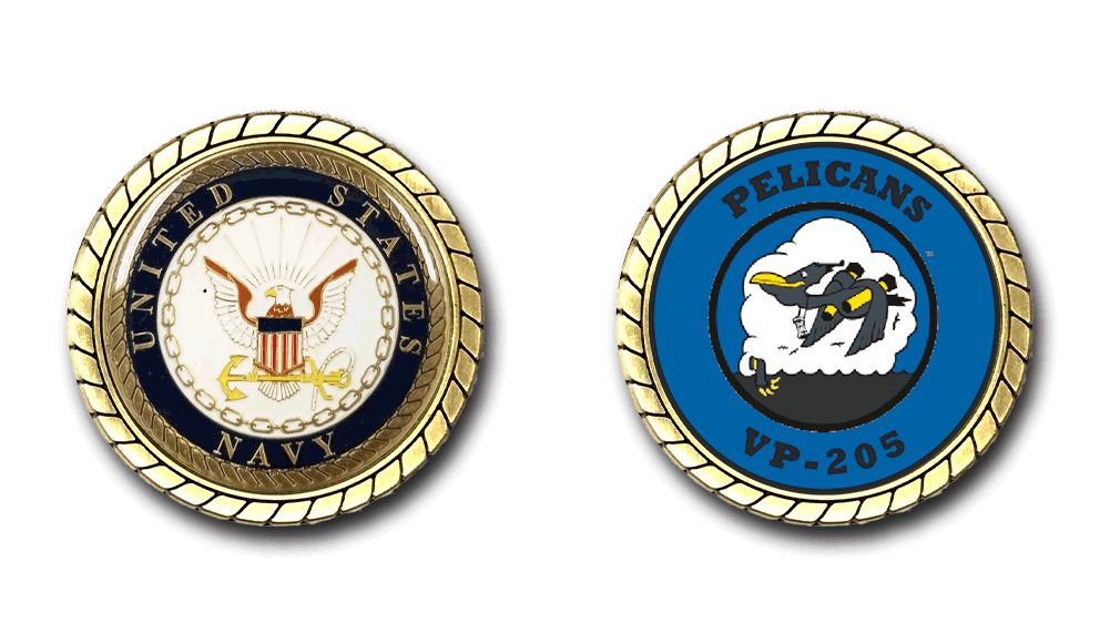 VP-205 Pelicans US Navy Challenge Coin Officially Licensed US Navy-image