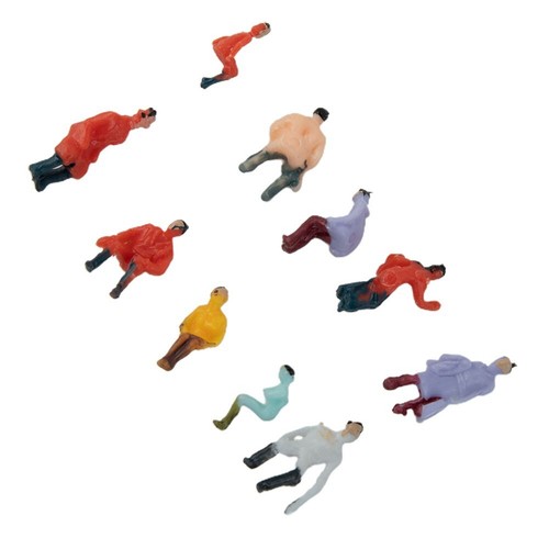 100* HO-Scale Painted-Figures Sitting People 1:87 Model Train Layout Passengers - Picture 23 of 24