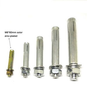 5PCS Stainless Steel Heavy Duty Anchor Bolt Screws DAZISEN M12 Expansion Bolt 5PCS Stainless Steel Heavy Duty Anchor Bolt Screws DAZISEN M12 Expansion Bolt