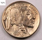 1937 Buffalo Nickel -- Gem BU