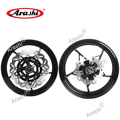 Front Rear Wheel Rim and Brake Disc For Kawasaki Z400 Ninja 400