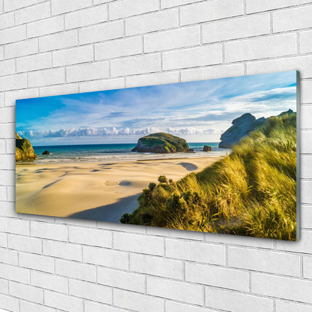 Impression sous verre 125x50 grand format lavable et résistante aux UV Tulup