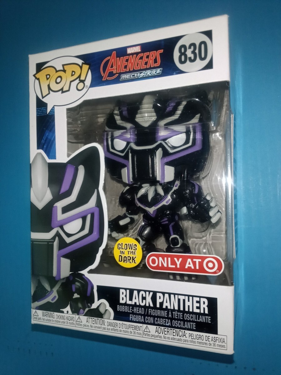 Funko Pop! #830 BLACK PANTHER - Target Exclusive Glow in the Dark