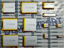 Cella a litio Batterie ricaricabili 3.7 v per varie mAh digitali basso dreno