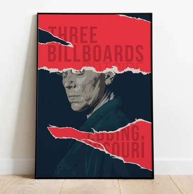 Three Billboards Outside Ebbing, Missouri Poster, Movie Print