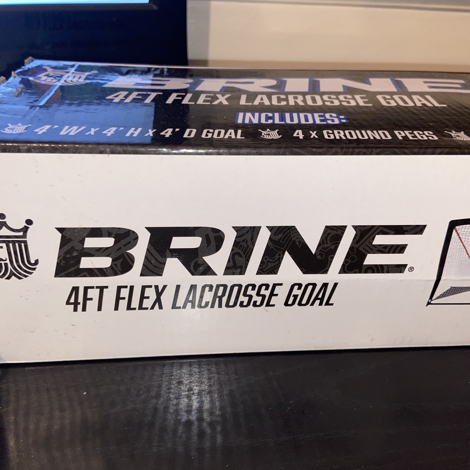 Brine+4ft+Flex+Lacrosse+Goal+427+27+27+4+Ground+Pegs+Carry+Bag for