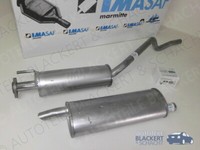 Imasaf Auspuffset Ab Kat für Opel Astra F CC 1.8 I Fliesheck 1991-1998 | Msd+Esd