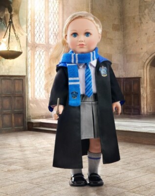 HP, Halloween, Ravenclaw Inspired~ School Uniform with Wand, For 18'' Dolls