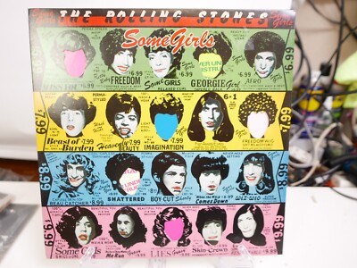 ROLLING STONES Some Girls BANNED 1st DIE-CUT Cover 1978 COC-39108 NM+