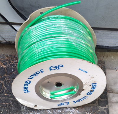 John Guest LLDPE Green Bulk Tubing 1/4'' ID x 3/8'' OD 500ft 230 PSI At 70°max