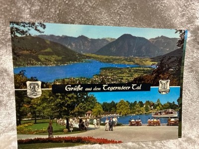 Blick von der Holzer-Alm, Strandpromendade Bad Wiessee