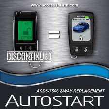 Autostart Asds-7506 2-way Remote Control Replacement New Viper 7957v Ezsdei7756 Autostart Asds-7506 2-way Remote Control Replacement New Viper 7957v Ezsdei7756