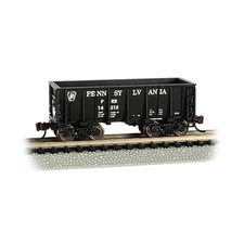 Bachmann Industries N Ore Car PENNSYLVANIA #14515 - BLACK BAC18657 N Rolling