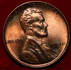 Uncirculated Red 1940-D Denver Mint Copper Lincoln Wheat Cent