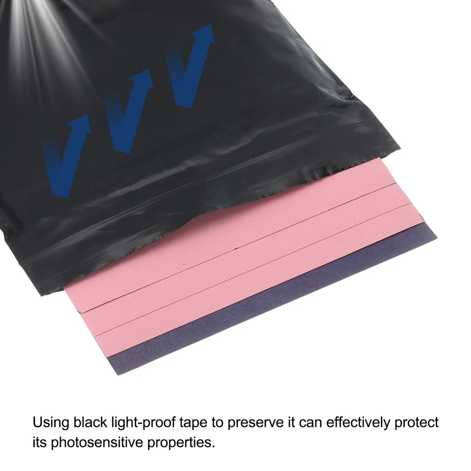 Papel cianotipo, kit de papel de impresión solar de 12 hojas papel artesanal rosa 11,7 x 8,3" Foto 3 de 4