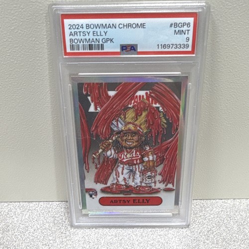 Topps 2024 Bowman Chrome GPK Artsy Elly De La Cruz BGP-6 RC PSA 9