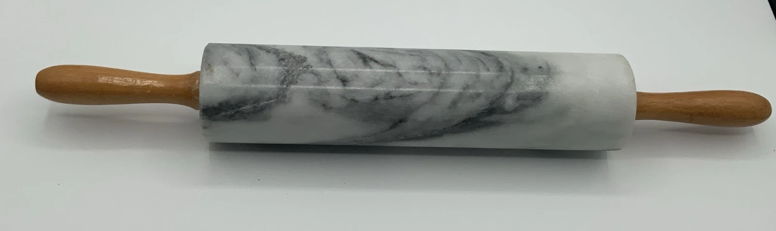 Marble Rolling Pin With Wooden Handles 18”