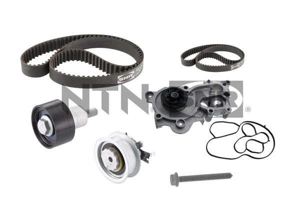 SNR Wasserpumpe + Zahnriemensatz FüR VW UP 121 122 BL1 BL2 1.0 Polo 6R 6C-image