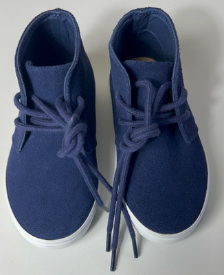 Janie and Jack Boys Chukka Sneaker Boot Merchant Marine Blue - US Size 7