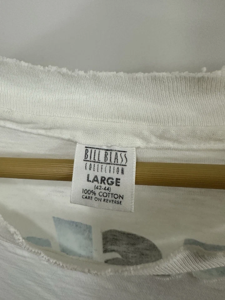 Camiseta De Colección Años 90 IFB Industries Of The Blind Desteñida Algodón Desgastada L Foto 3 de 4