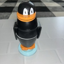 Vtg. Melissa Doug Wooden Plastic Roly Poly Wobble Penguin Puzzle Stacker Toy