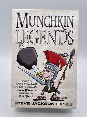Munchkin Legends Card Game Steve Jackson Games Complete 168 Cards Fantasy RPG