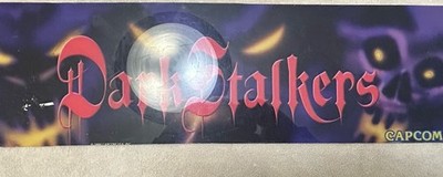 Dark Stalkers Capcom Plexi Arcade Marquee Wall Art 8x25.5'' #SD18