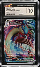 Pokemon CGC Gem Mint 10 Lapras VMAX 050/202 Swsh01: Sword & Shield Holo