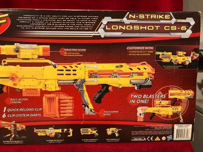 Nerf N-Strike Longshot CS-6 2-in-1 Blaster / Brand New MINT | eBay