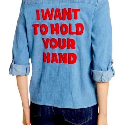 Alice + Olivia X Beatles Eloise I Want To Hold Your Hand size S