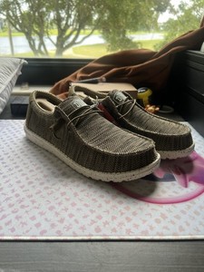 Hey Dude Wally FUNK Block Print Macaroon/Downtown Brown US M8/W10/EUR41 NWT Murdoch main image 4