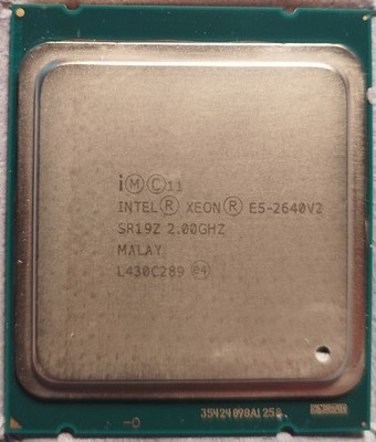 2x Prozessor CPU Intel XEON E5-2640 V2 2,00GHZ