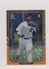 2015 Bowman Orange 3/25 Derek Hill #FFM-DH 0f6