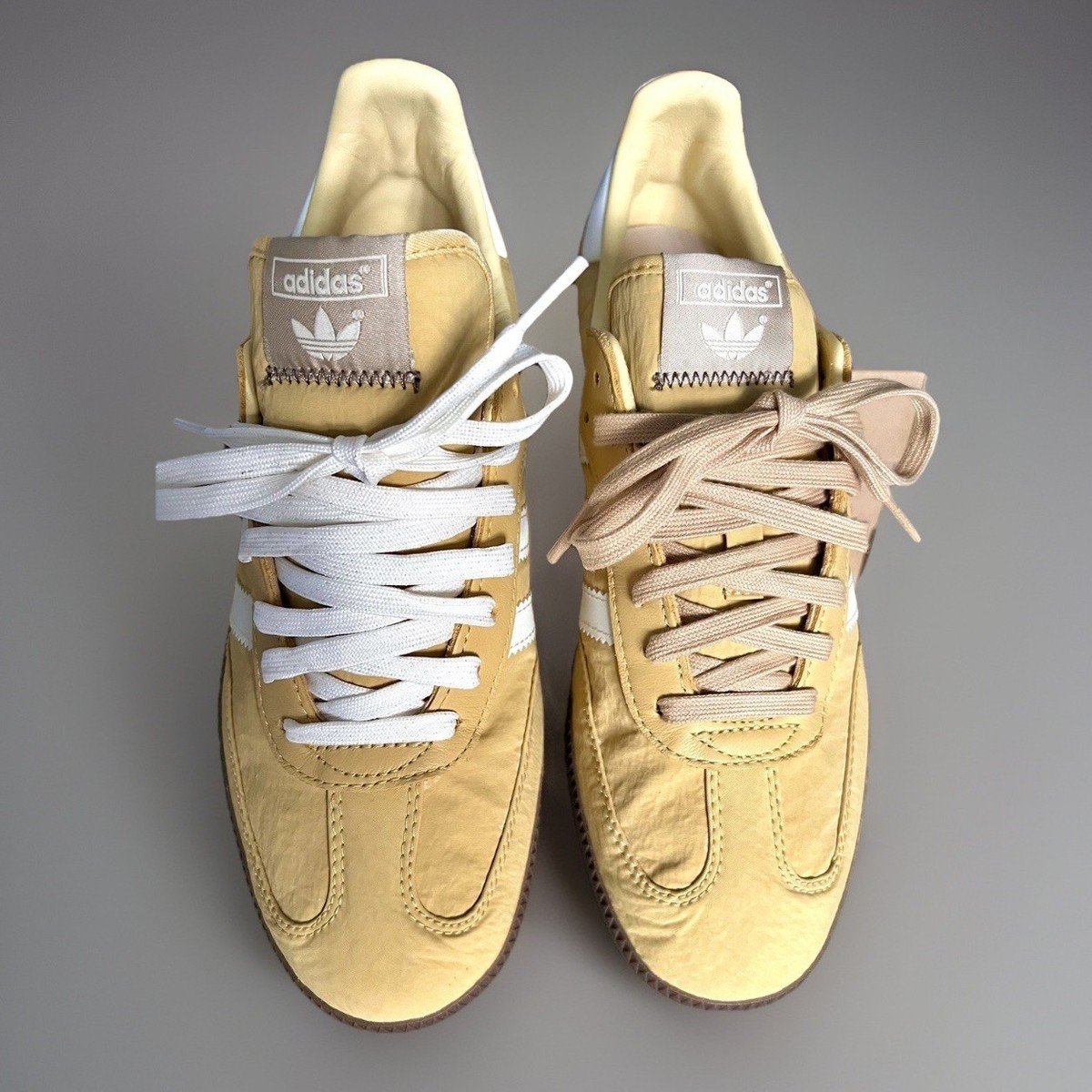 Adidas Samba OG Nylon Oat Yellow Reflector Pack Size 8.5 Men's Shoe OG6170  | eBay