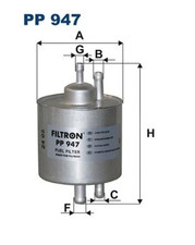 Für FILTRON PP 947 FUEL FILTER - PETROL MERCEDES A (W168), VANEO (W414) Für FILTRON PP 947 FUEL FILTER - PETROL MERCEDES A (W168), VANEO (W414)