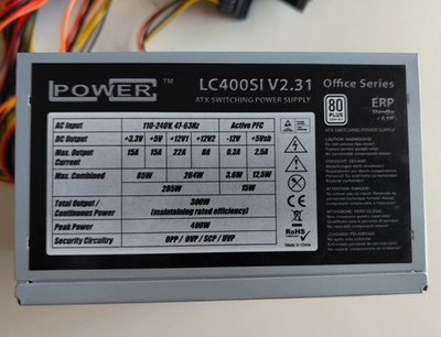 LC-Power LC400SI V2.31 400 Watt ATX Netzteil