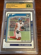 2024 Panini Donruss Optic - Rated Rookie Malik Nabers #271 (RC) Rookie 8.5