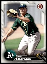 2016 Bowman Draft Picks & Prospects Matt Chapman Oakland Athletics #BD-164