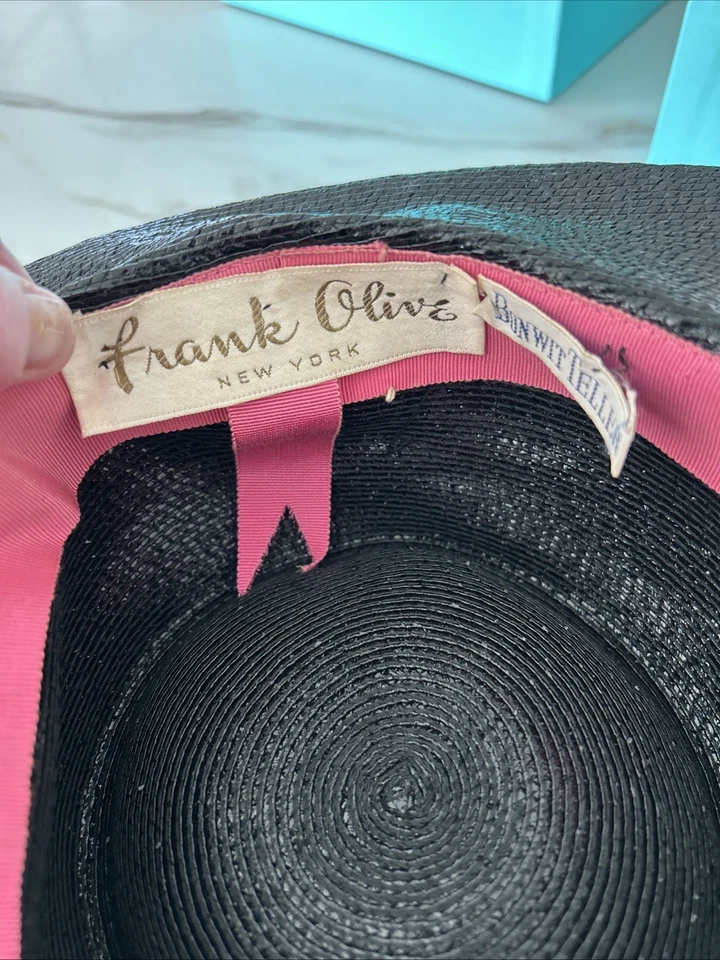 Sombrero Frank Olive Back Paja Verano Derby/Iglesia, Hebilla Dorada. Nunca usado Foto 4 de 4