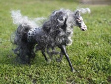 Customized Vintage JULIP Horse Appaloosa Mustang Rehaired OOAK