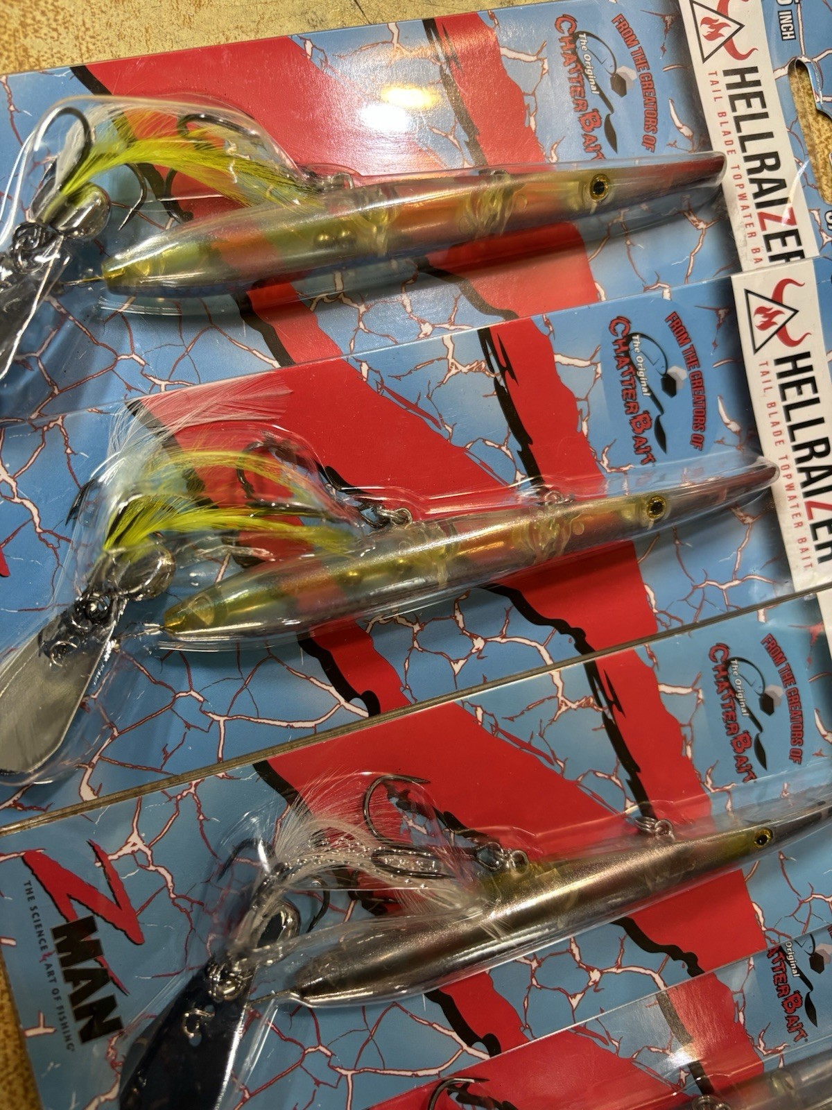 4 Z Man Hellraizer Topwater Lures 2 Colors - Image 2