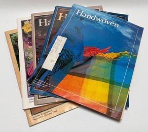 Lot of 5 Vintage 1981-93 Handwoven Interweave Magazines: Color Theory in Weaving