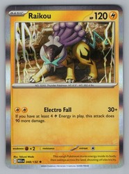 Raikou 048/132 Mega Evolution Holo Rare