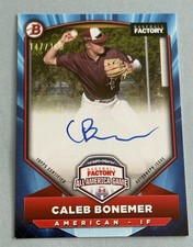 2024 CALEB BONEMER BOWMAN DRAFT UNDER ARMOUR GAME AUTO AUTOGRAPH/199